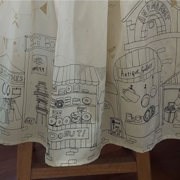 Rivet & Surge Graphic Tulle Skirt + Reversible Skirt +Japanese + Size see below - Picture 16 of 16